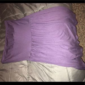 Strapless summer dress